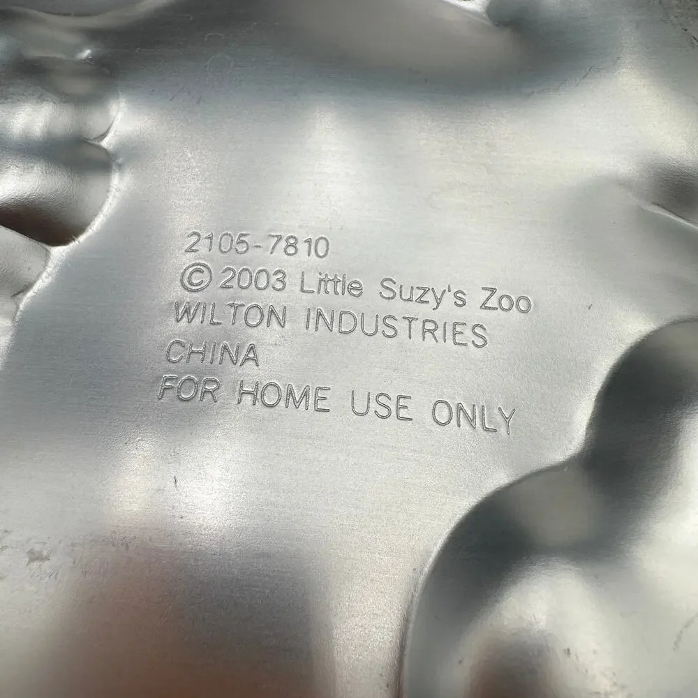 Vintage Little Susies Zoo Wilton Cake Pan 2003  2105-7810